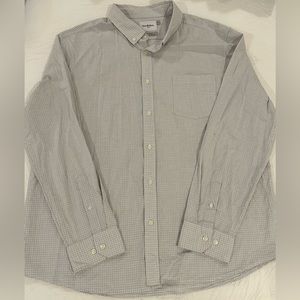 Mens Goodfellow & Co. Tan Checkered Shirt. Size XXL